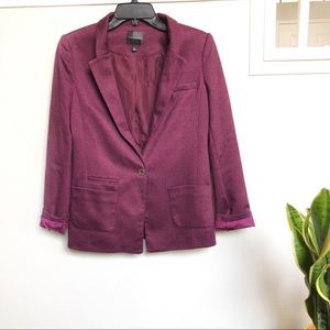 The Limited Maroon blazer size S